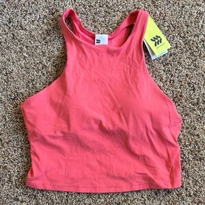 All in Motion Everyday Soft High-Neck Light Red Athletic Tank Size Medium